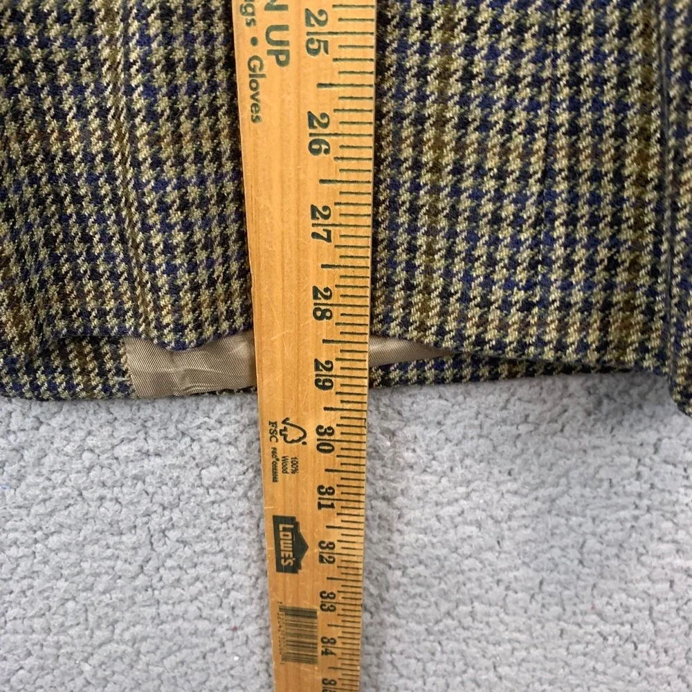 Brooks Brothers Men's 44 RG Glen Plaid Wool Blend Sport Coat Blazer Jacket USA